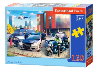 Puzzle Policejní stanice 120 dílků
