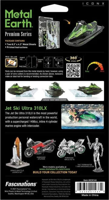 METAL EARTH 3D puzzle Kawasaki Jet Ski Ultra 310LX (ICONX)