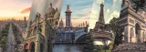 DINO Panoramatické puzzle Paříž koláž 2000 dílků