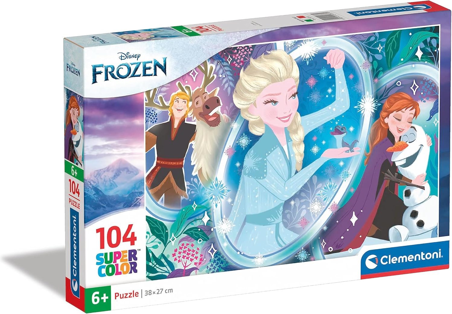 CLEMENTONI Puzzle Ledové království 104 dílků