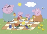 CLEMENTONI Puzzle Prasátko Peppa 2x60 dílků