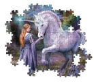 CLEMENTONI Puzzle Lesy s modrými zvonky 1500 dílků