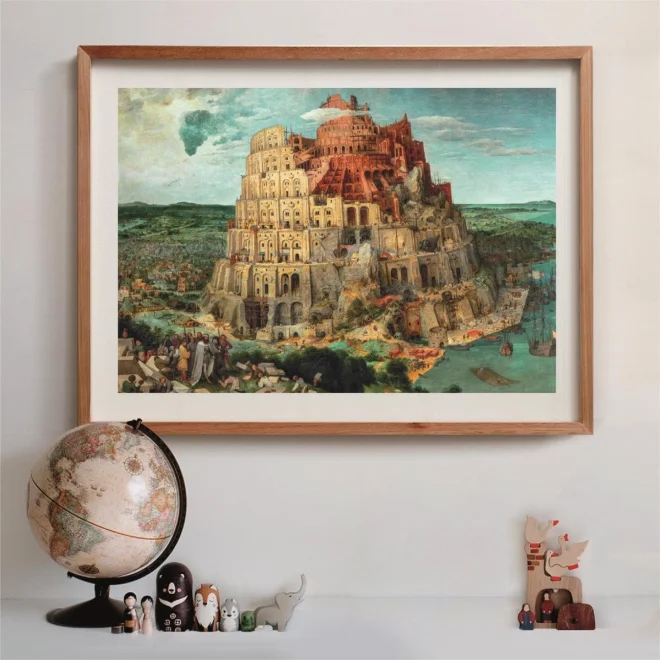 CLEMENTONI Puzzle Museum Collection: Babylonská věž 1500 dílků