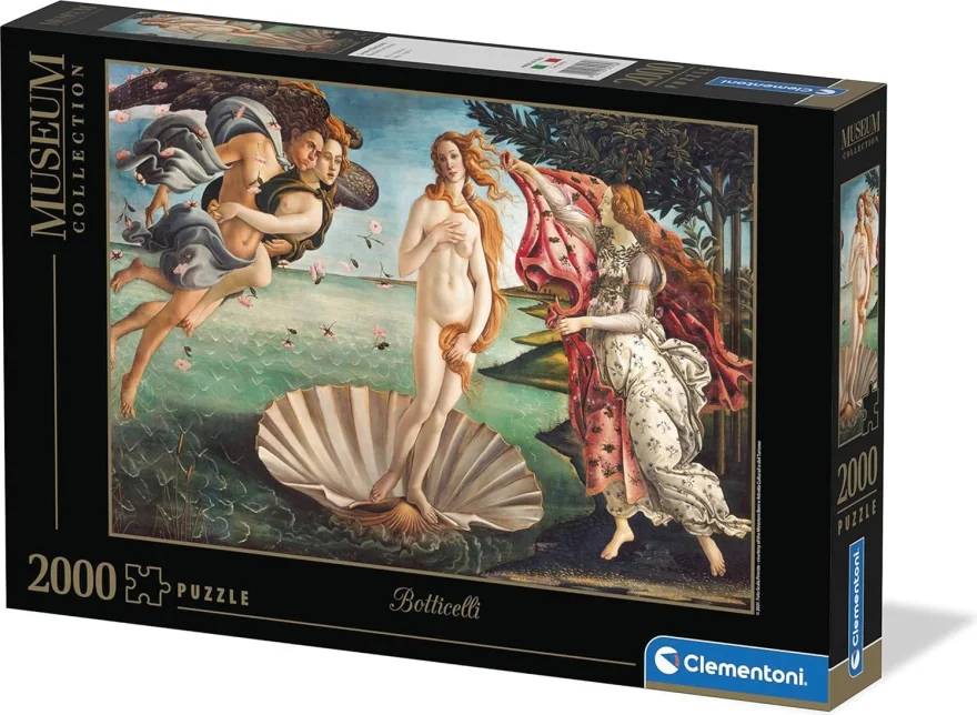 CLEMENTONI Puzzle Museum Collection: Zrození Venuše 2000 dílků