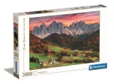 CLEMENTONI Puzzle Údolí Val di Funes 2000 dílků