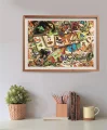CLEMENTONI Puzzle Sběratel motýlů 500 dílků