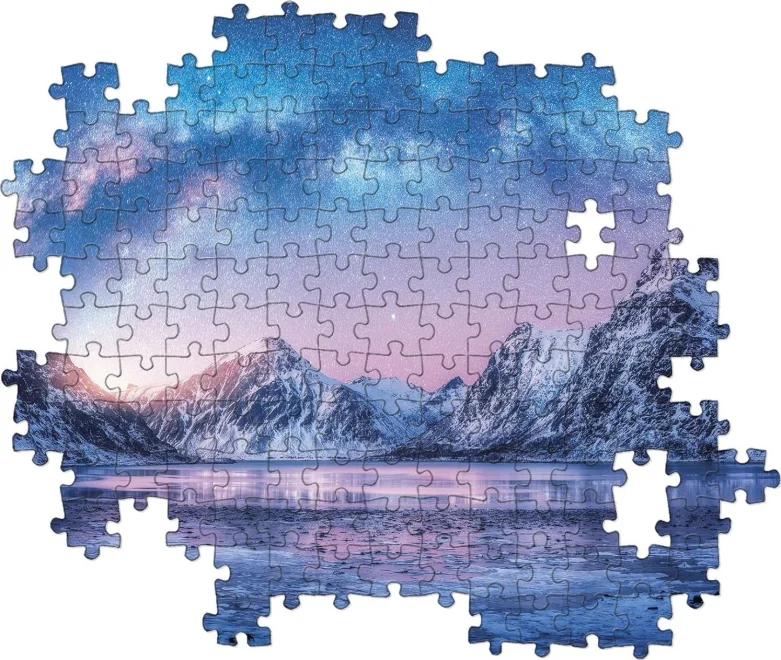 CLEMENTONI Peace puzzle: Světle modrá 500 dílků
