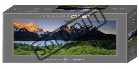 HEYE Panoramatické puzzle Cuernos del Paine, Chile 1000 dílků