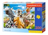 CASTORLAND Puzzle Africké selfie 200 dílků