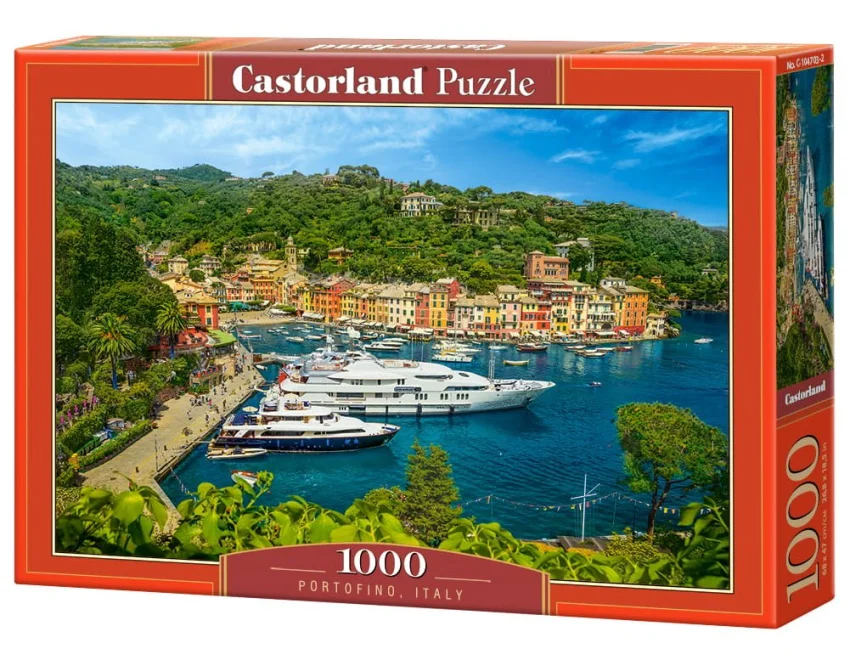 CASTORLAND Puzzle Portofino, Itálie 1000 dílků
