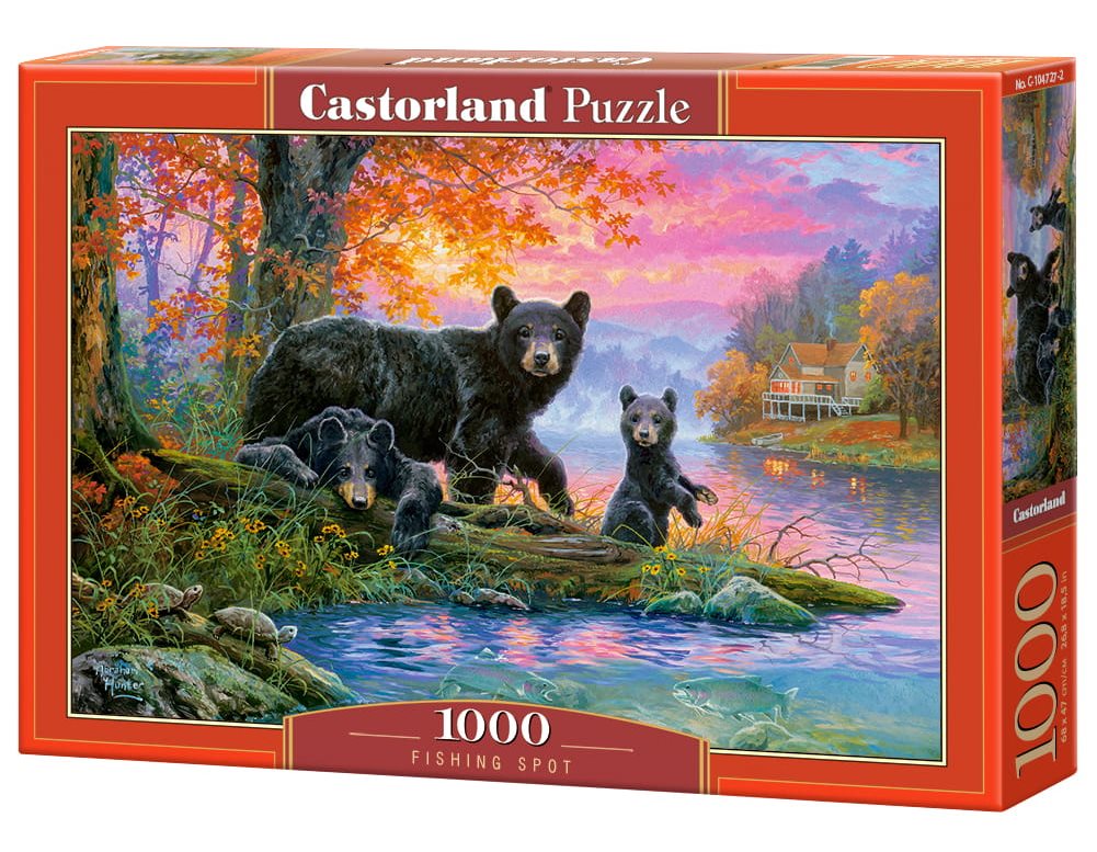 CASTORLAND Puzzle Místo k rybaření 1000 dílků