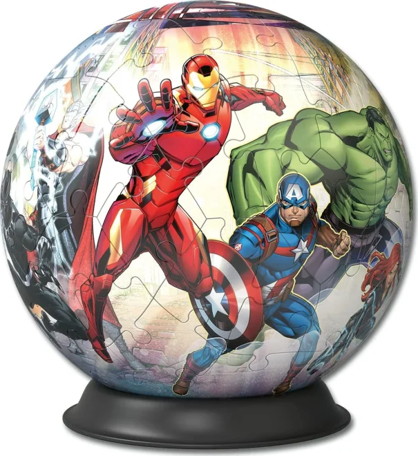 RAVENSBURGER 3D Puzzleball Marvel: Avengers 73 dílků
