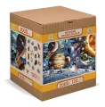WOODEN CITY Dřevěné puzzle Vesmírná Odyssea 2v1, 2000 dílků EKO