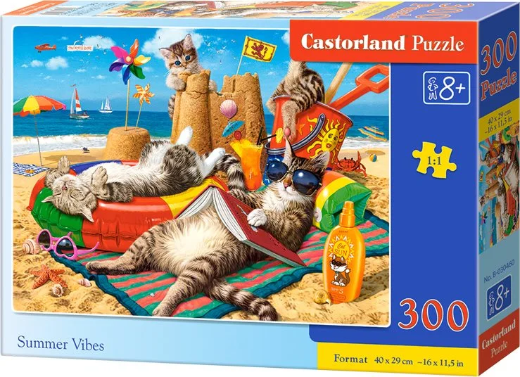 CASTORLAND Puzzle Letní vibrace 300 dílků