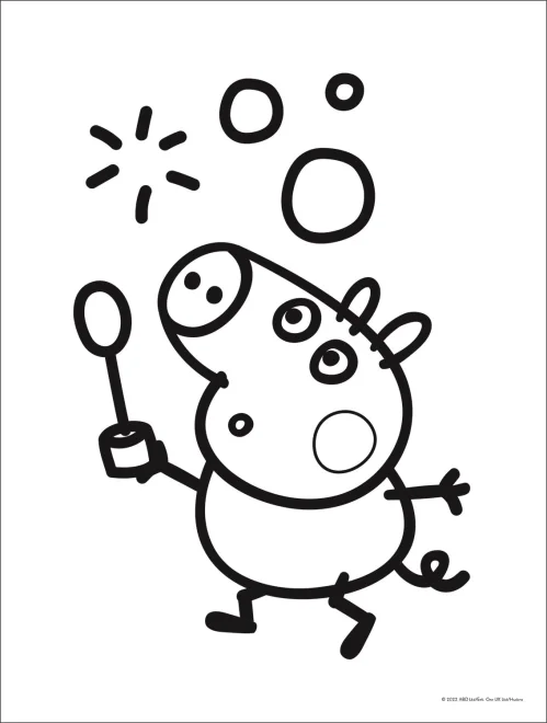 TREFL Oboustranné puzzle Prasátko Peppa: Dobrý den BABY MAXI 2x10 dílků