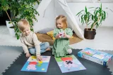 TREFL Oboustranné puzzle Prasátko Peppa: Dobrý den BABY MAXI 2x10 dílků