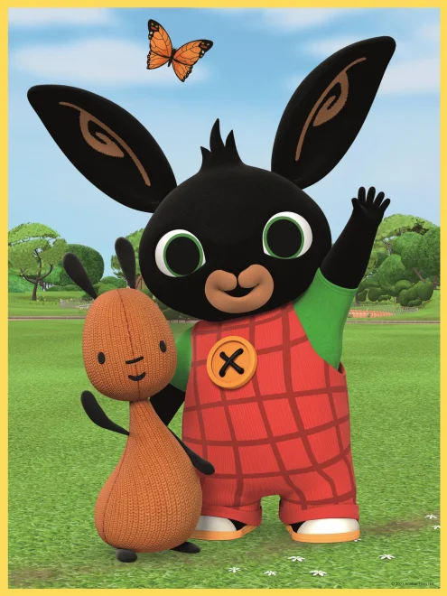 TREFL Oboustranné puzzle Králíček Bing BABY MAXI 2x10 dílků