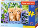 CASTORLAND Puzzle Zrzavá koťata 70 dílků
