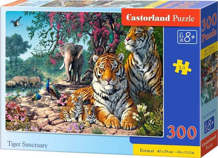 Castorland Tygří rezervace 300 dílků