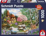 SCHMIDT Puzzle Dům u jezera 1000 dílků