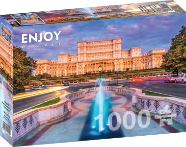 Puzzle Parlamentní náměstí, Bukurešť, Rumunsko 1000 dílků