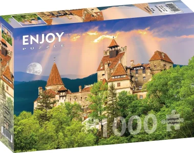 Puzzle Drákulův hrad, Bran, Rumunsko 1000 dílků
