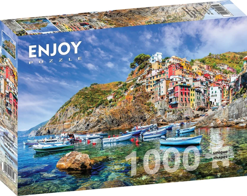Enjoy Puzzle Riomaggiore, Cinque Terre, Itálie 1000 dílků