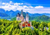 ENJOY Puzzle Zámek Neuschwanstein v létě, Německo 1000 dílků