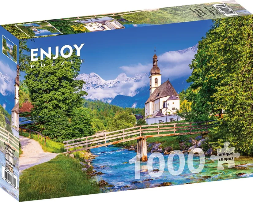 Enjoy Puzzle Kostelík v Ramsau, Německo 1000 dílků