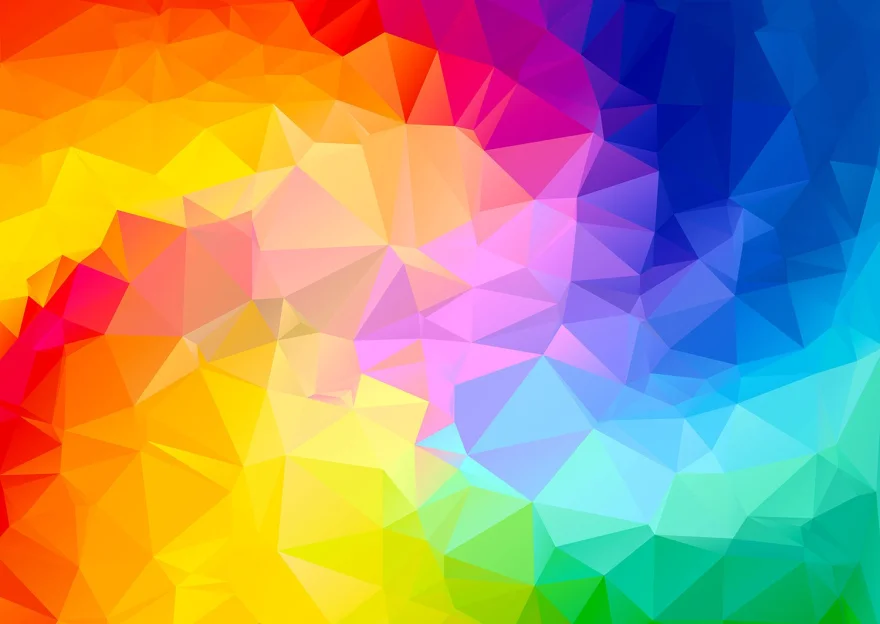 Enjoy Puzzle Gradient polygonální spirála 1000 dílků
