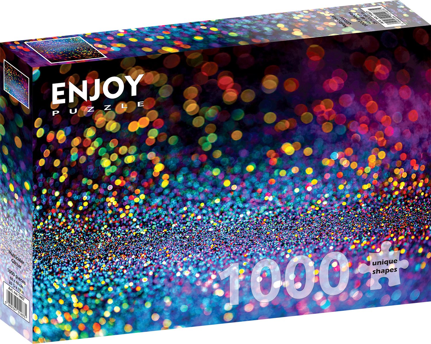 ENJOY Puzzle Pestrobarevné třpytky 1000 dílků
