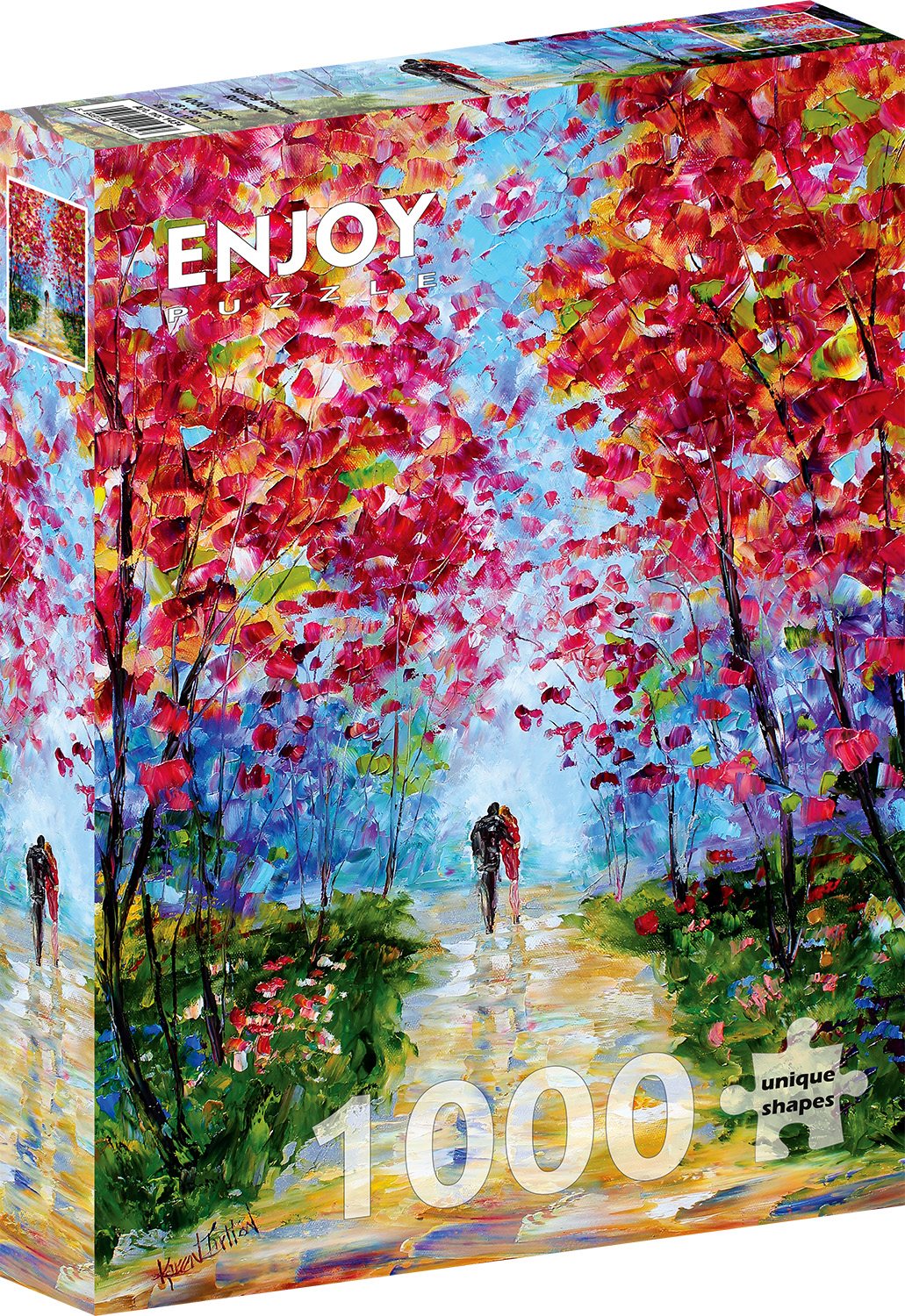 ENJOY Puzzle Jarní květinová romance 1000 dílků