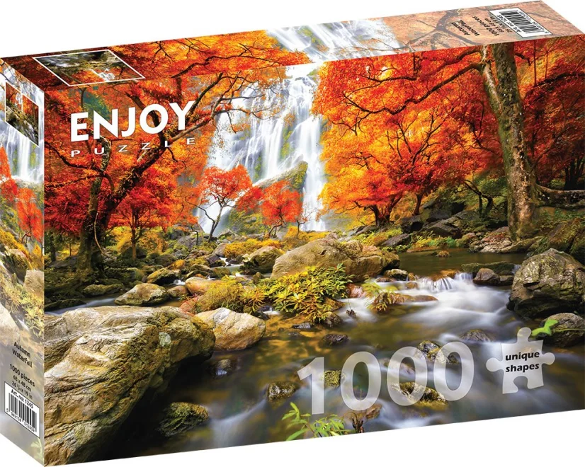 ENJOY Puzzle Podzimní vodopád 1000 dílků