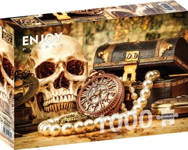Puzzle Stůl pirátského kapitána 1000 dílků