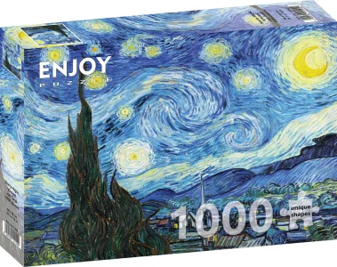 Puzzle Vincent Van Gogh: Hvězdná noc 1000 dílků