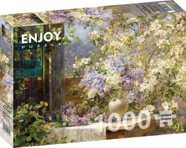 Puzzle Marie Egner: V rozkvetlém altánu 1000 dílků