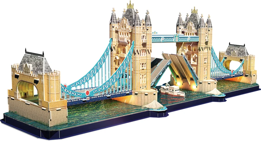 CUBICFUN Svítící 3D puzzle Tower Bridge 222 dílků