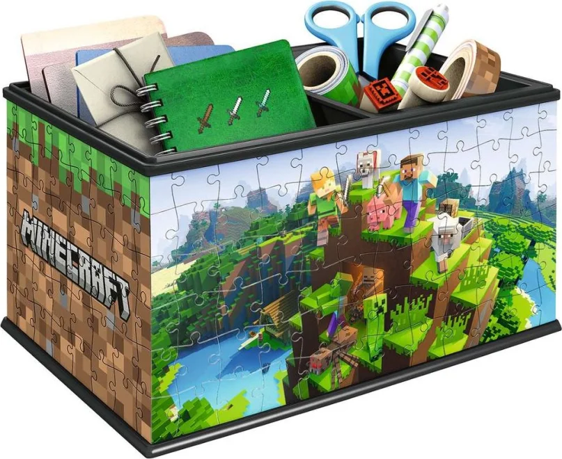 RAVENSBURGER 3D puzzle úložný box: Minecraft 216 dílků