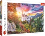 TREFL Puzzle Pohled na zámek Neuschwanstein, Německo 500 dílků