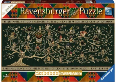 Panoramatické puzzle Harry Potter: Rodokmen 2000 dílků