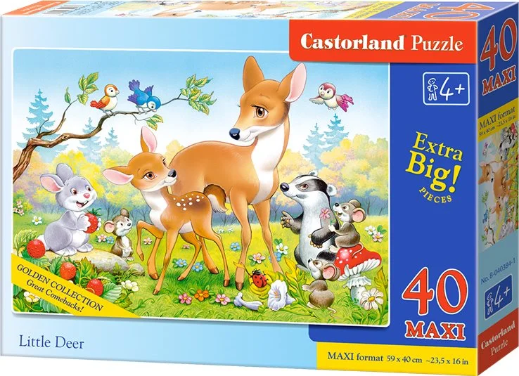 CASTORLAND Puzzle Malý koloušek MAXI 40 dílků