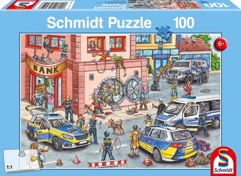 SCHMIDT Policie v akci 100 dílků