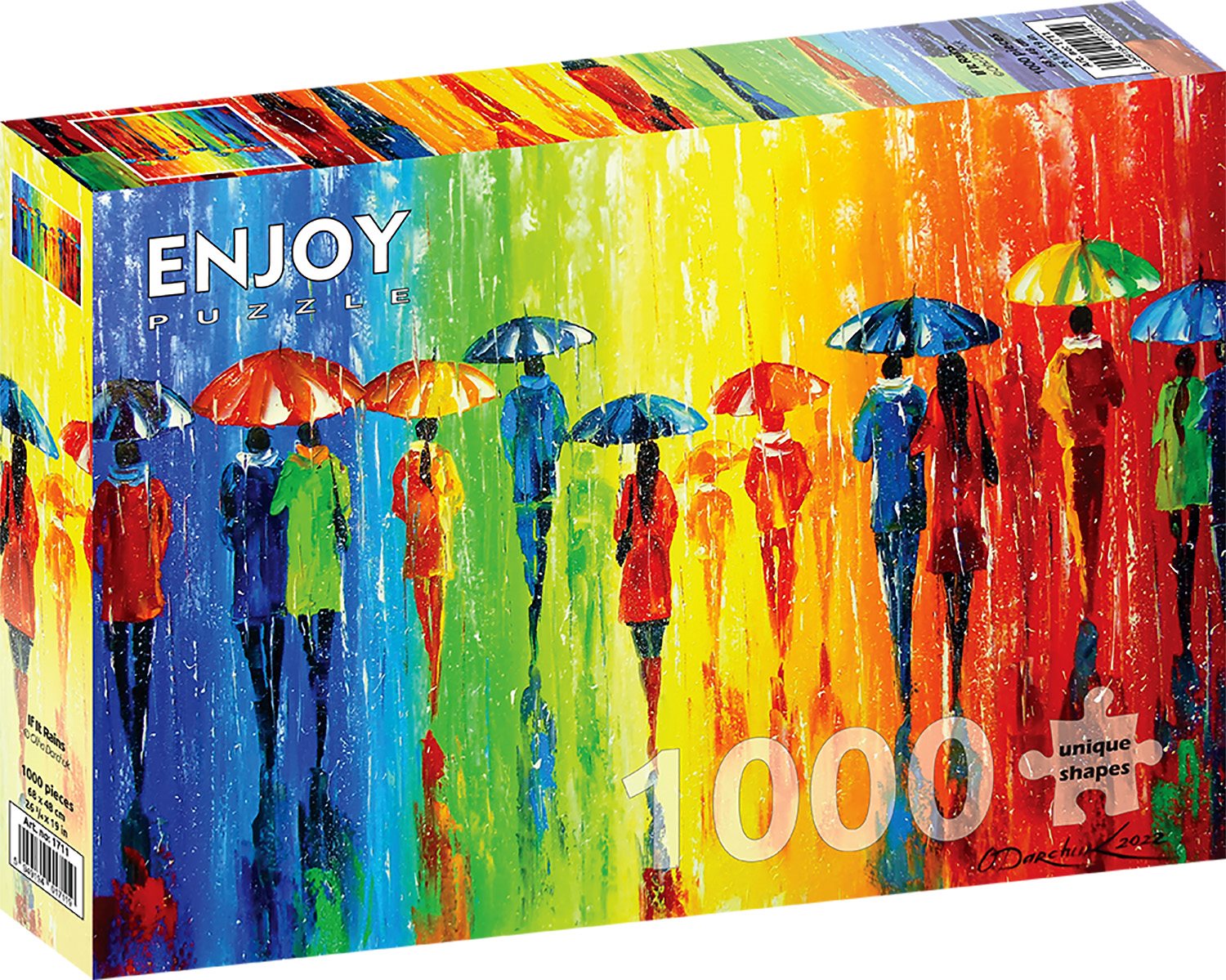 Enjoy Puzzle Když prší 1000 dílků