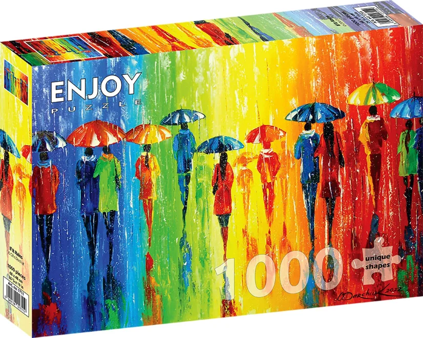 Enjoy Puzzle Když prší 1000 dílků