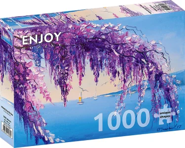 Puzzle Vistárie u moře 1000 dílků