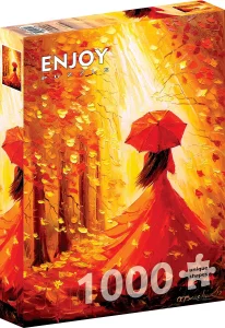 Puzzle Podzimní dáma 1000 dílků
