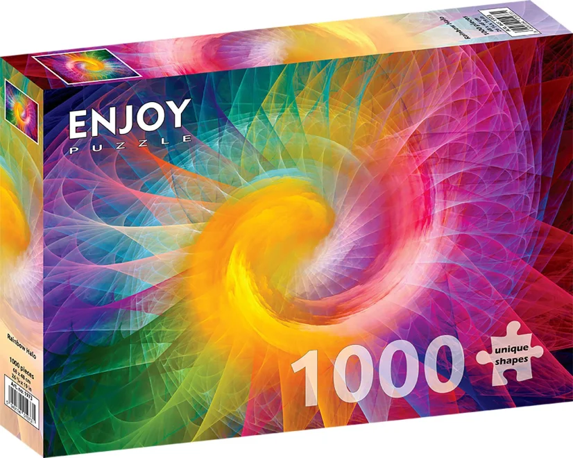 ENJOY Puzzle Duhová svatozář 1000 dílků