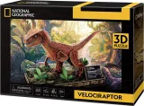 CUBICFUN 3D puzzle National Geographic: Velociraptor 63 dílků
