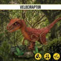 3D puzzle National Geographic: Velociraptor 63 dílků