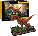 3D puzzle National Geographic: Velociraptor 63 dílků